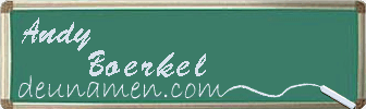 Andy Boerkel Visitenkarte